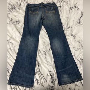 Used Mossimo Supply Co. Rip Bootcut Denim Jeans Size 13